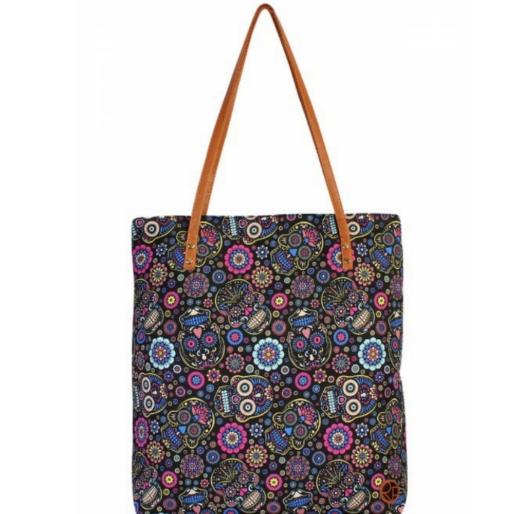 *** SOLD*** Day of the Dead Skull Tote